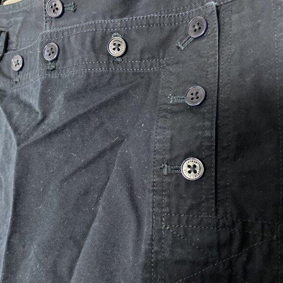 Lauren Ralph Lauren Nautical Corset Tie Women's Blue Button Skirt Size 8 - Picture 5 of 9